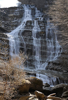 The waterfall of Acquacheta, near San Benedetto in Alpe.
