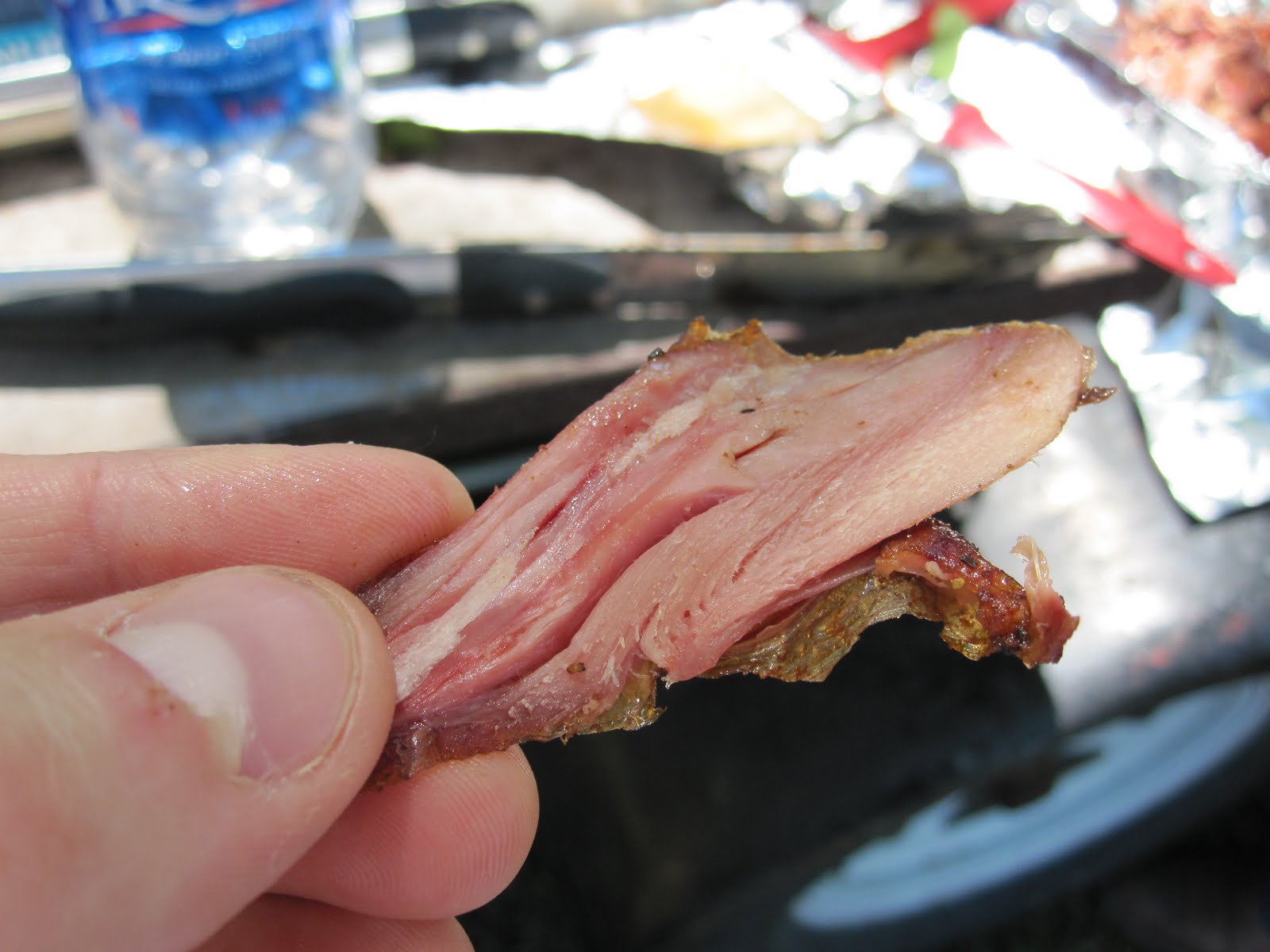 Man Up Tales of Texas BBQ™ Goldthwaite cookoff the food