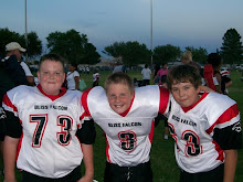 Our boy and his football buddies