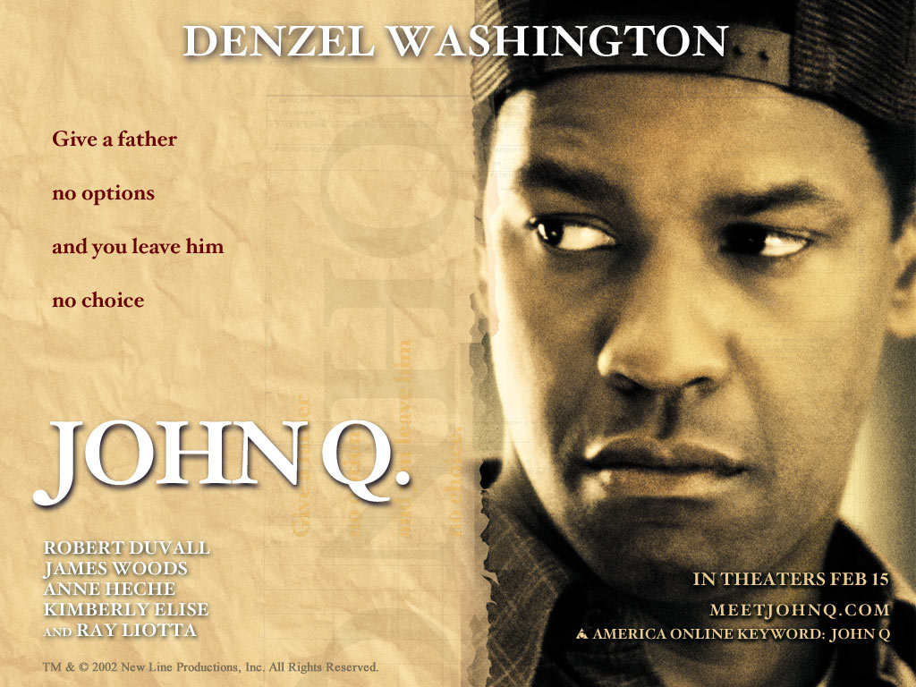 Denzel Washington John Q Classic Hip Hop Albums and Movies: John Q (2002)