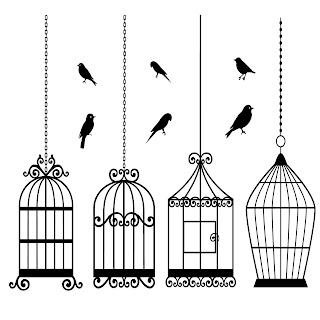 Free Digi Stamps | Bird Cage
