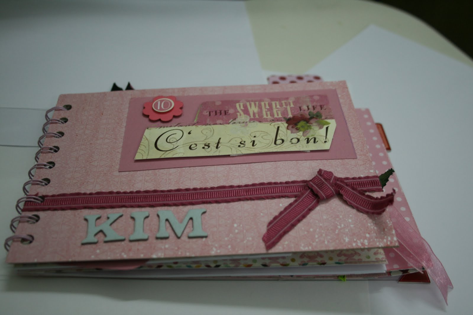 allthingspurple Scrapbooking a notebook