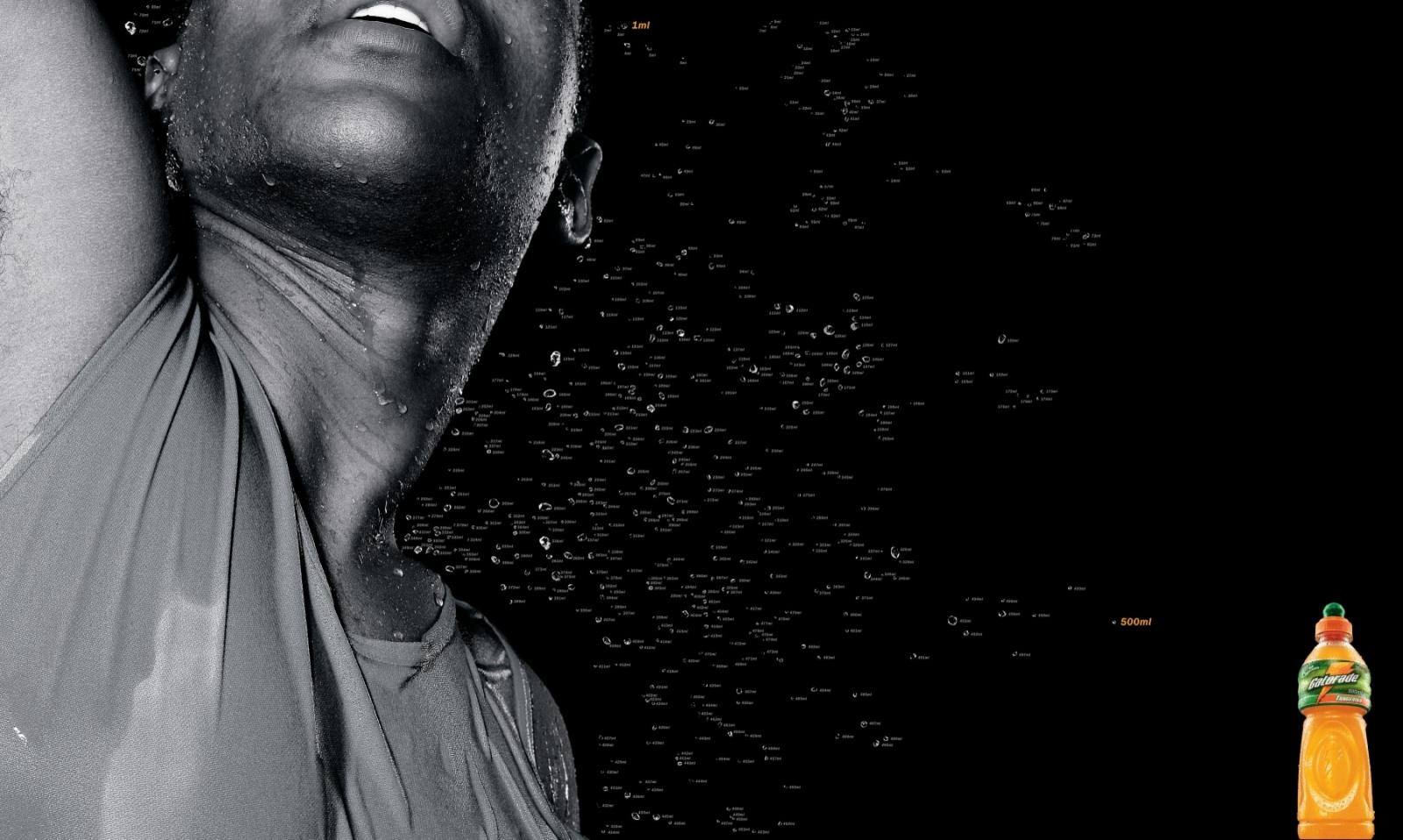 kiss my black ads Gatorade Drops Of Sweat