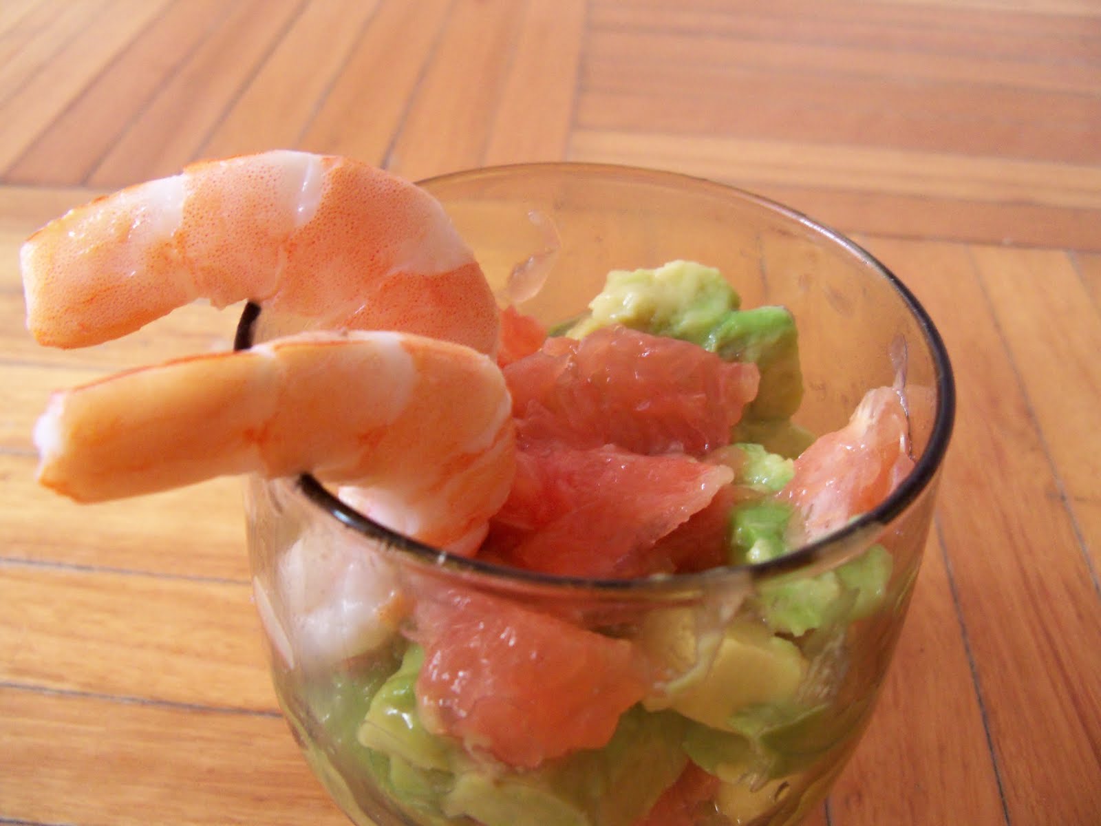 Miam Miam Mia Verrine Avocat, Pomelos, crevettes