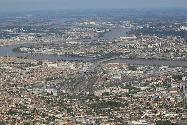 vue aerienne de Bordeaux