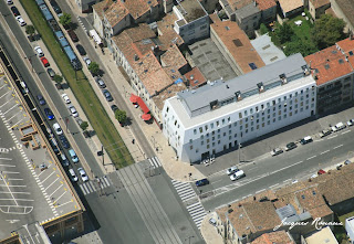 vue aérienne hôtel Seekoo Bordeaux
