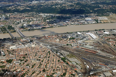 vue aérienne du quartier Saint Jean Belcier