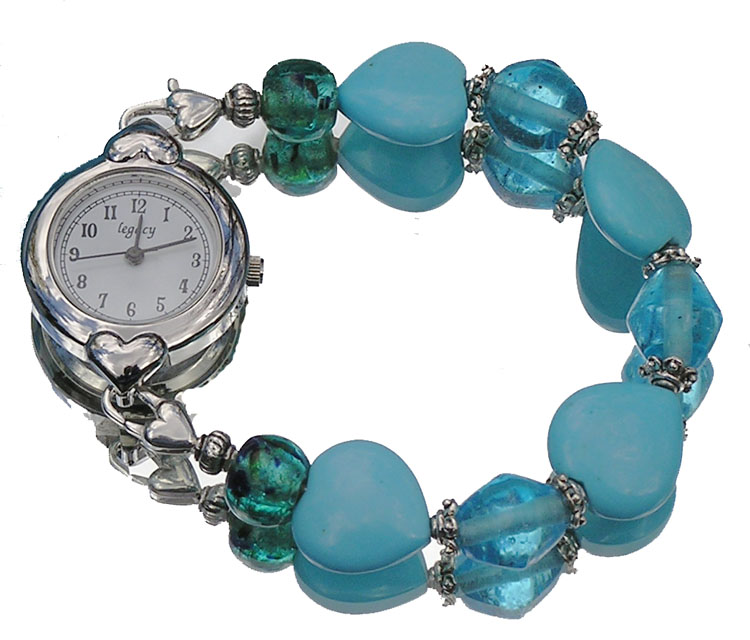 See Your Watch Glitters With Glass Beads Bands