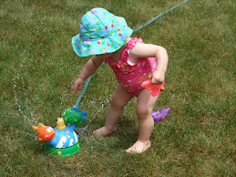 Playing in the Sprinkler!