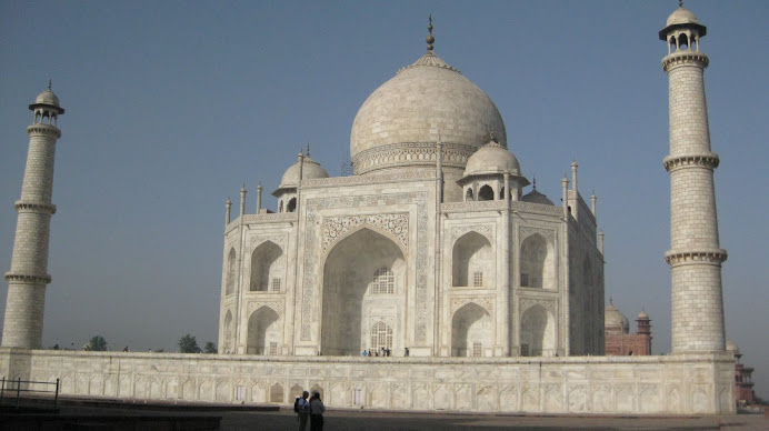 Taj Mahal in the sun