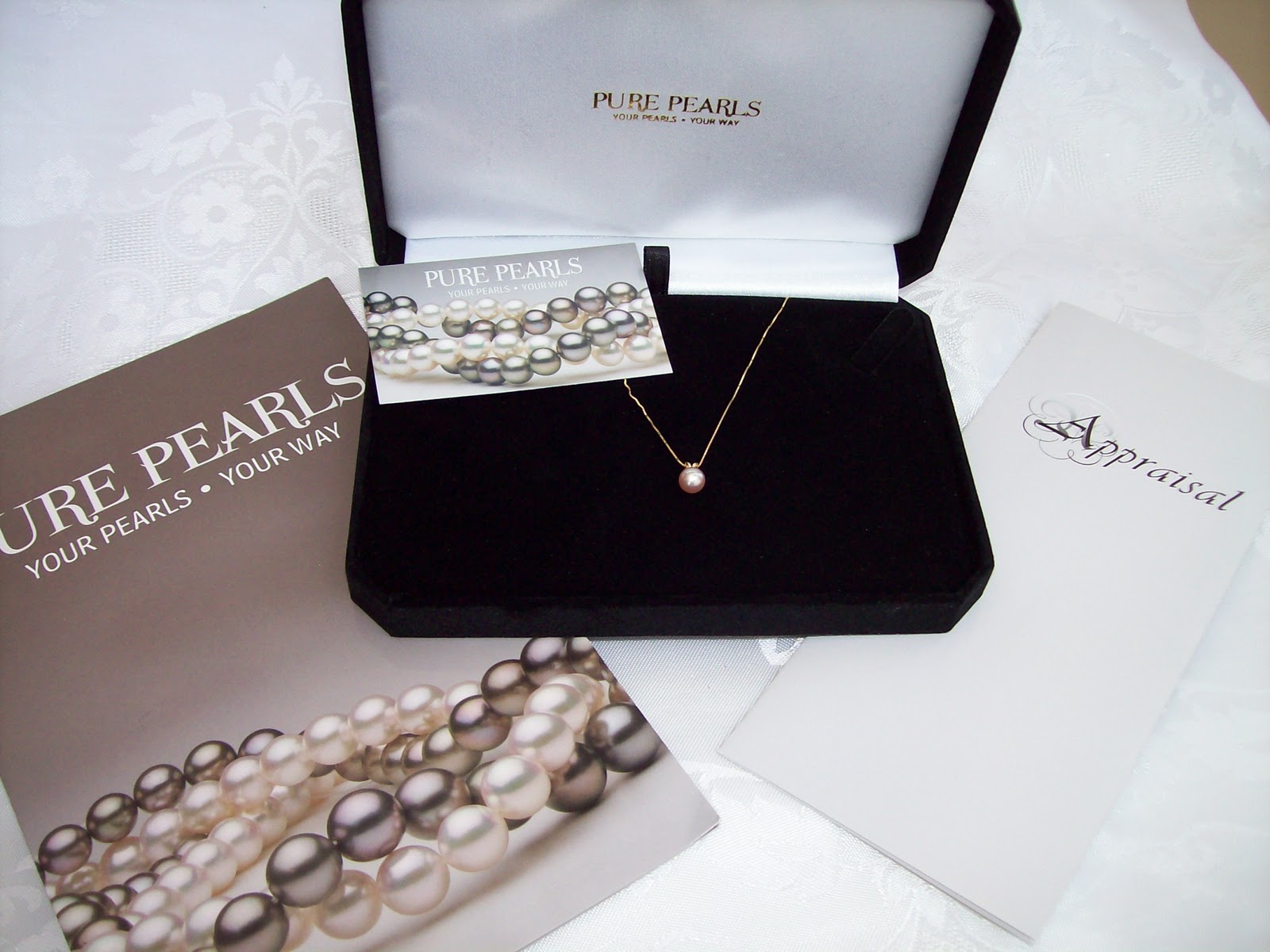 MENOPAUSAL NEW MOM Pure Pearls Pink Pearl Pendant GIVEAWAY and Review