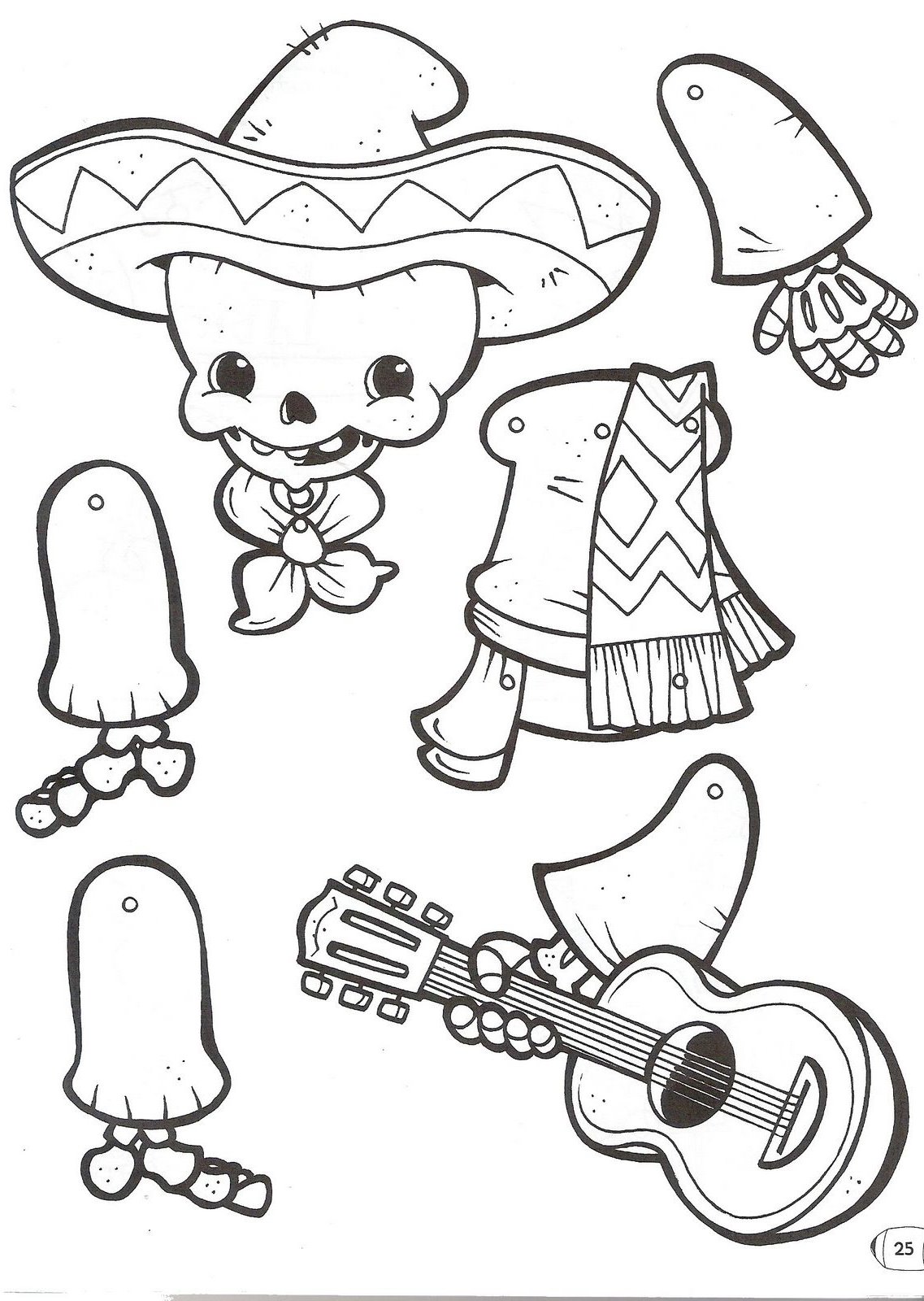 calacas coloring pages - photo #16