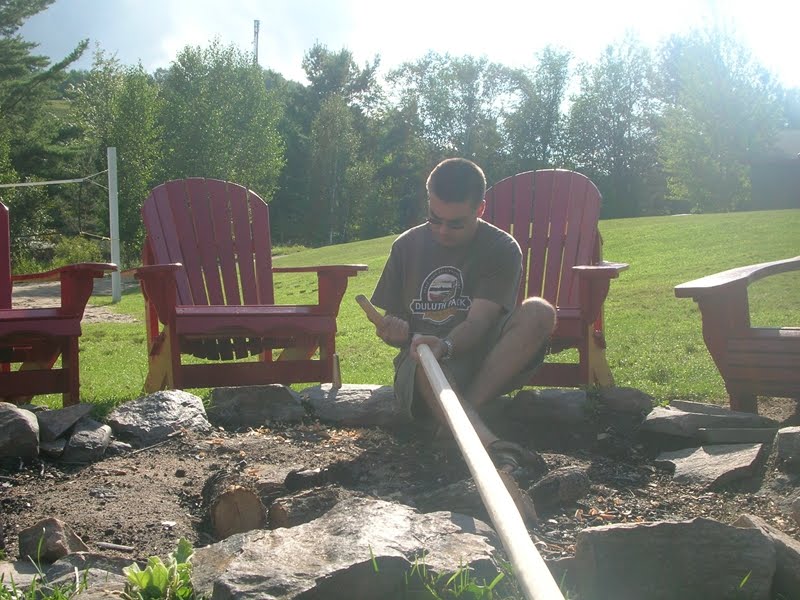 Paddle Making (and other canoe stuff) Canoe Pole Project Part 2