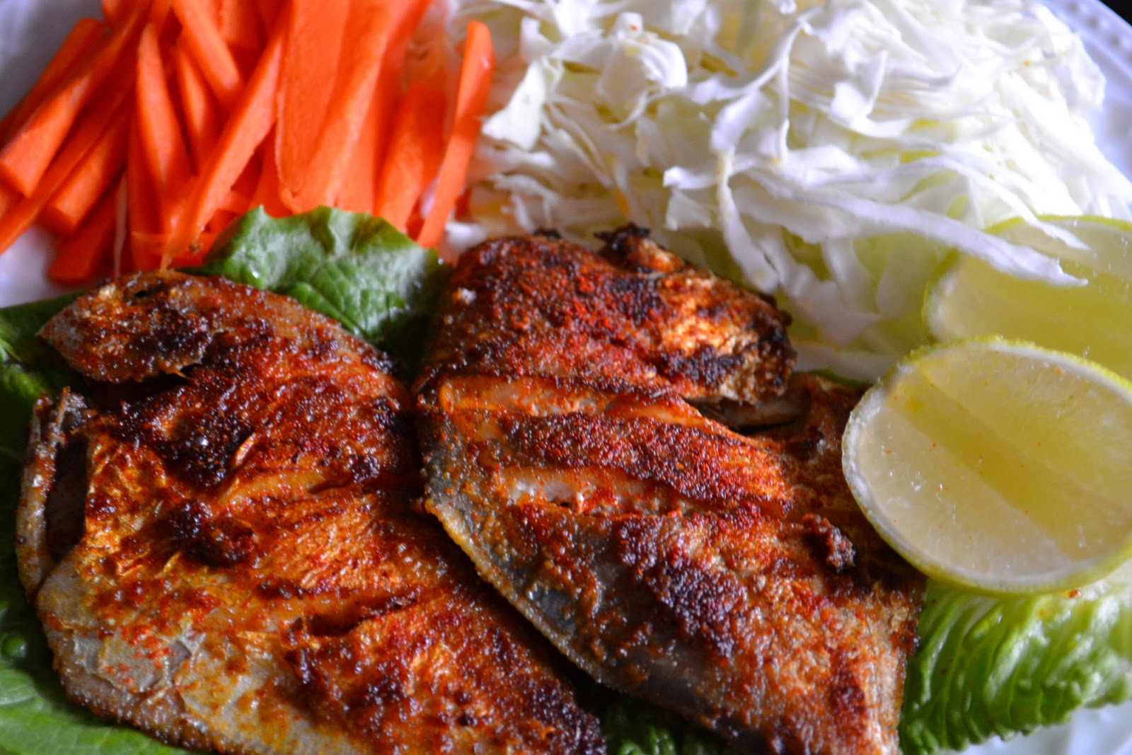 Sunitha's Kitchen Pomfret fry (fish fry)