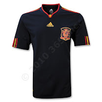 Spain Away World Cup 2010 Jersey