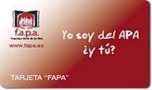 Tarjeta "FAPA" para socios del APA