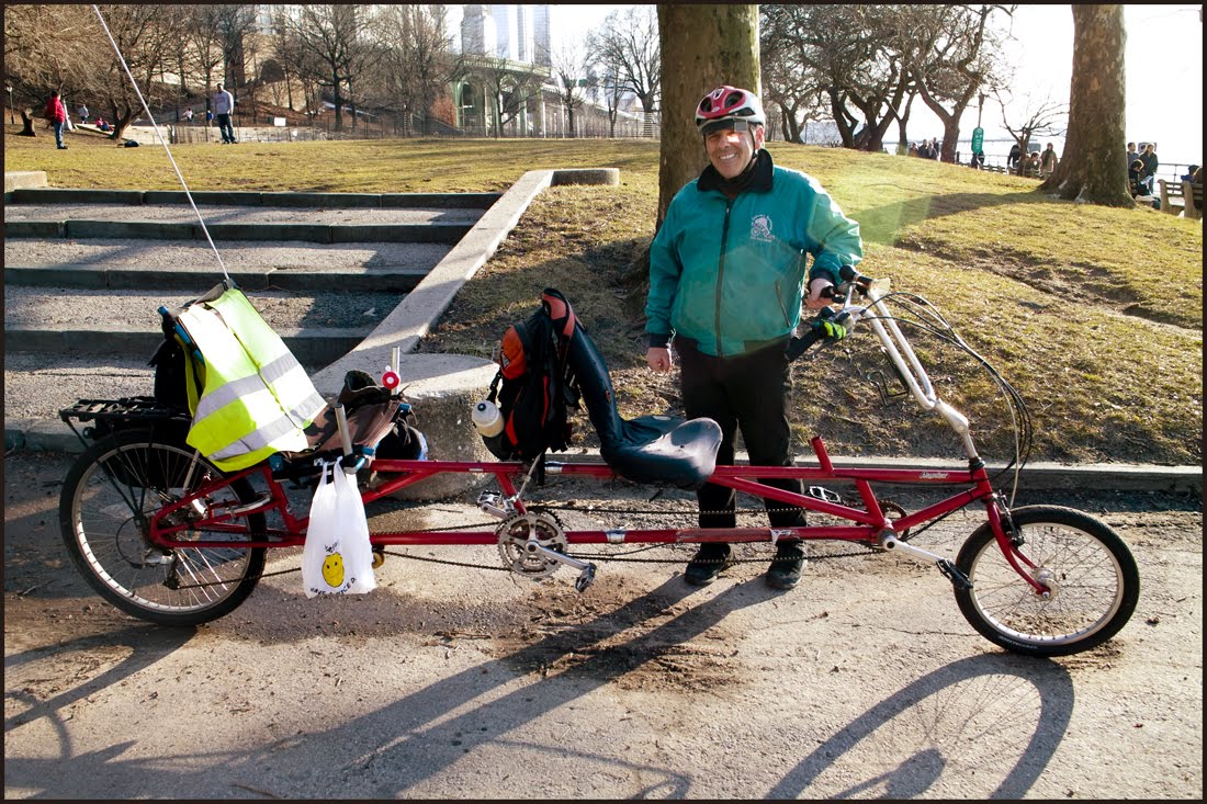 Urban Mobility Project Battery Park City NY Recumbent Bicycle Rental NYC