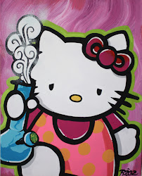 kitty hello painting canvas acrylic happy birthday lizzie options quote reply