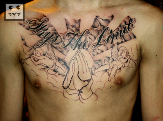 First Session On Chest Piece Done By R2G2 39 39SKYS THE LIMIT 39 39
