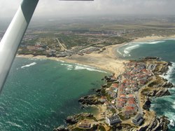 Baleal beach, unique isthmus village