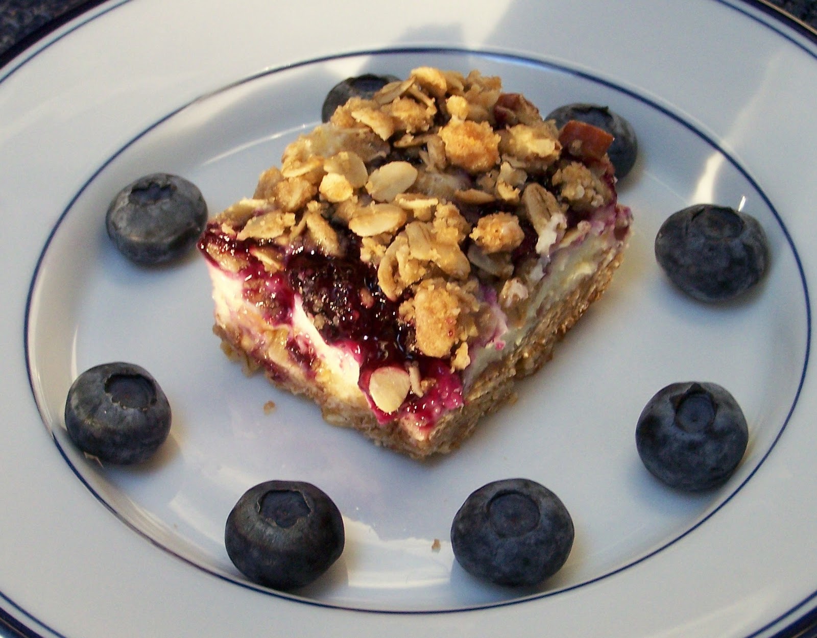 Baking Ribbons Blueberry cream cheese oat barsredux again!