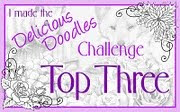 I Made Top 3 at Delicious Doodles