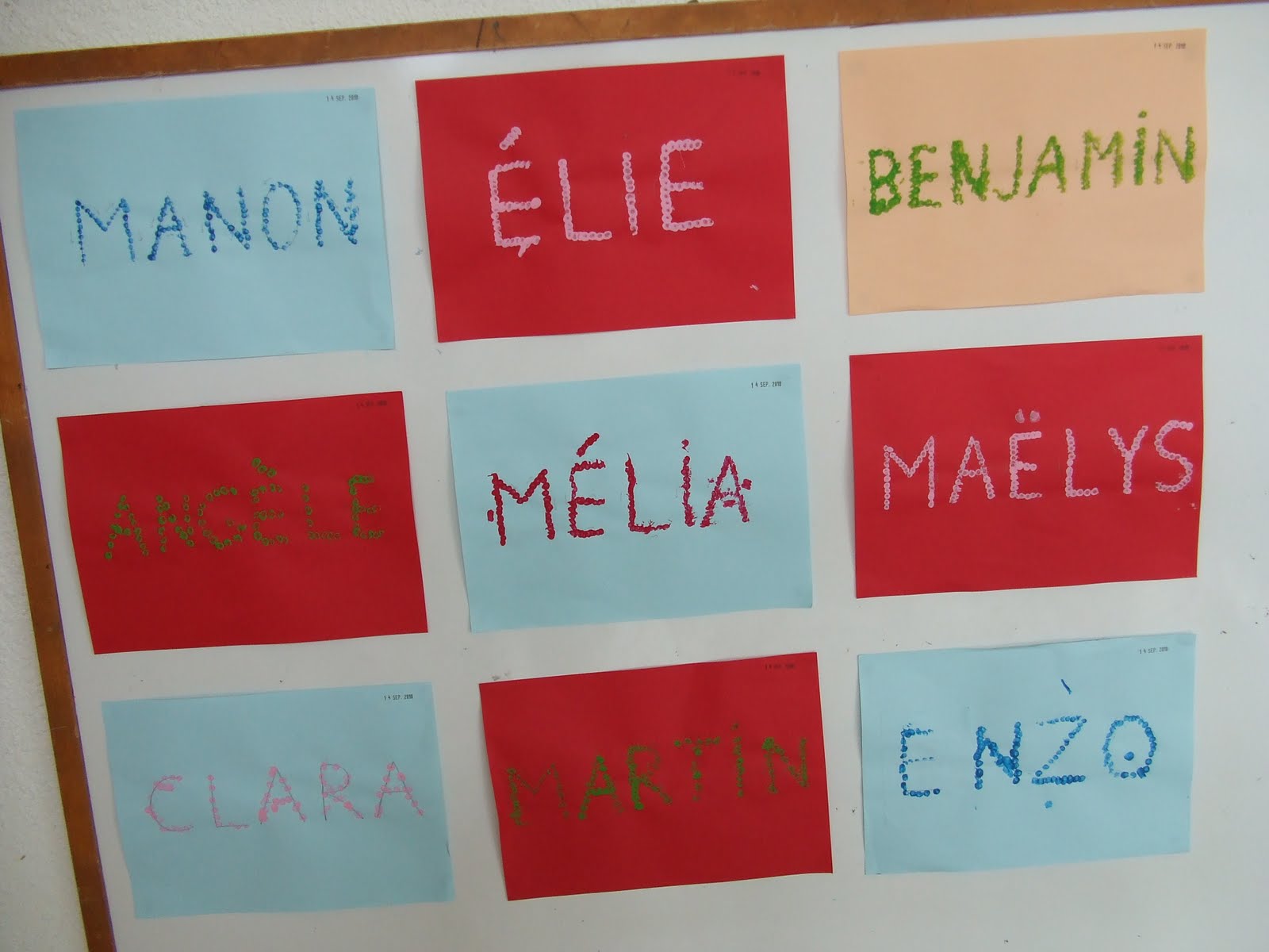 Les petits écoliers: PRENOMS (MS)