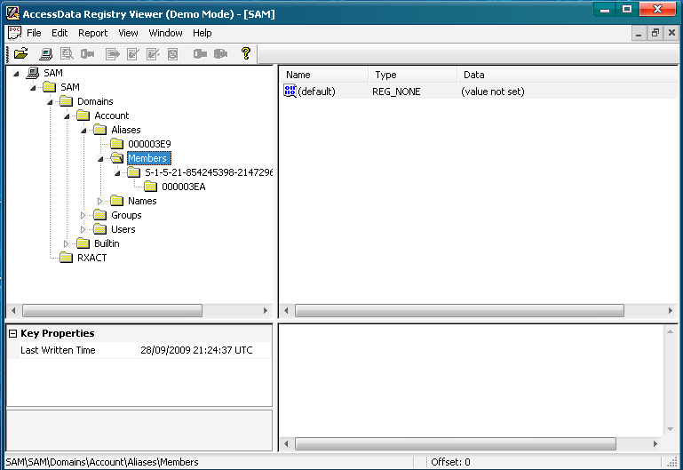 Computo Forense en Peru Registry viewer 1.6 Herramienta para analizar