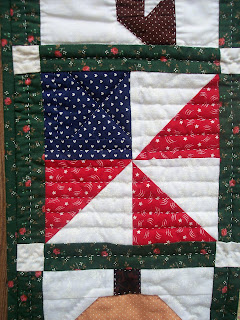 monthly quilt pattern made into a quilt