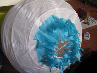 Tissue Paper Lampshade Ers, How To Cover A Lampshade With Tissue Paper