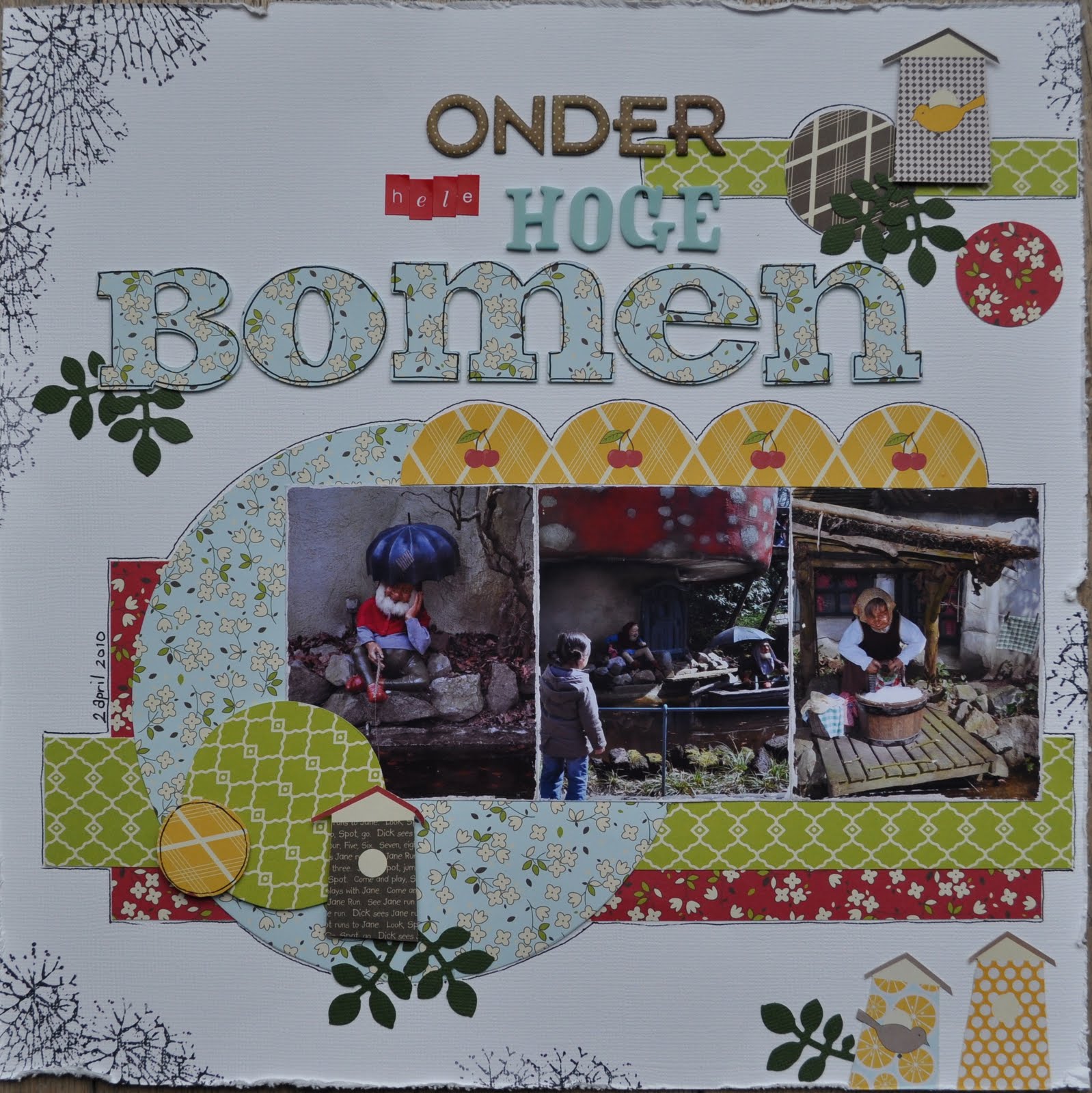 What's up today... Onder hele hoge bomen.....en Yinte en Pardijntje