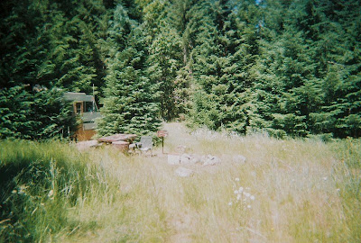 Host campsite at Cave Creek campground Siskyou National Forest Oregon