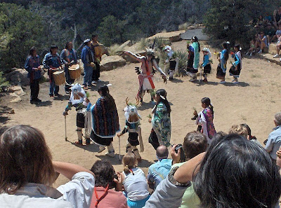 Native American dancers Mesa Verde National Park Colorado