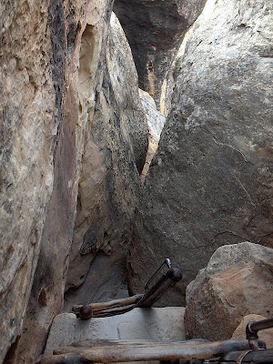 Ladders out of Cliff Palace Mesa Verde National Park Colorado