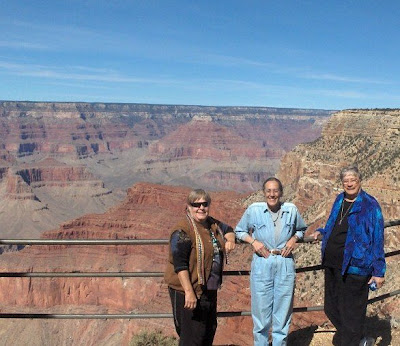 Berta, Gaelyn and Darlene at South Rim Grand Canyon National Park Arizona