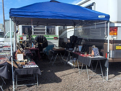 Booth at Gem and Mineral Show Deming New Mexico