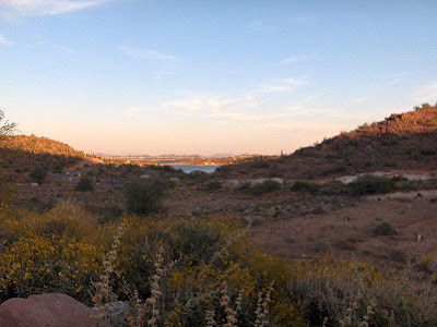 Sunset Lake Pleasant Peoria Arizona