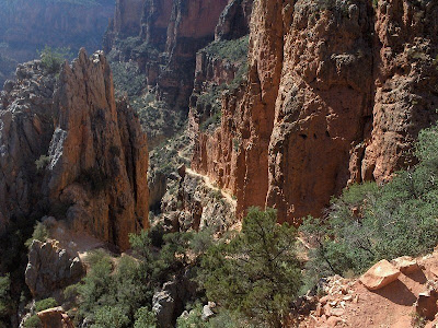 Needle's Eye North Kaibab trail Grand Canyon National Park Arizona