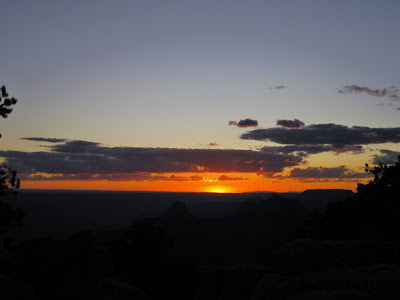 Sunset from Cape Royal North Rim Grand Canyon National Park Arizona