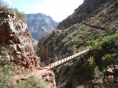 Redwall Bridge North Kaibab trail Grand Canyon National Park Arizona