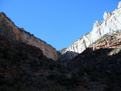 South Rim from Bright Angel trail Grand Canyon National Park Arizona