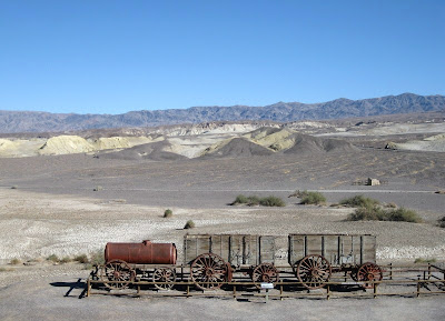 20 Mule Team wagon Harmony Borax Works Death Valley National Park California