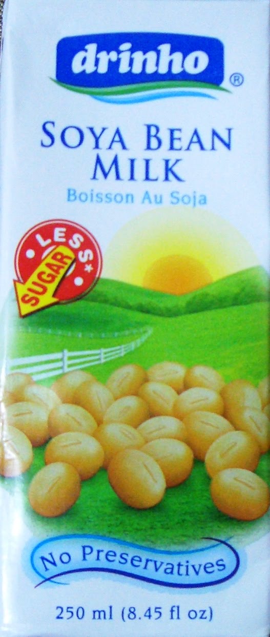 All about calories and foods in Malaysia Drinho Soya Bean Milk