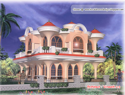 Architecture Home Design on Nice House Designs By Vineeth V S   Kerala Home Design And Floor Plans