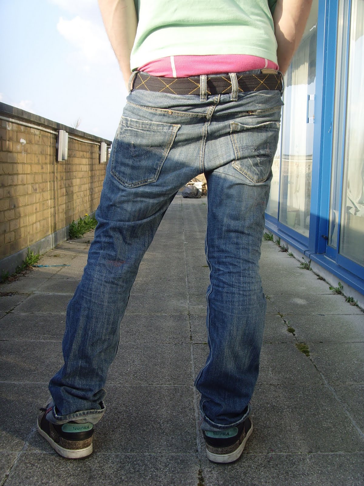 jeans too baggy at bottom