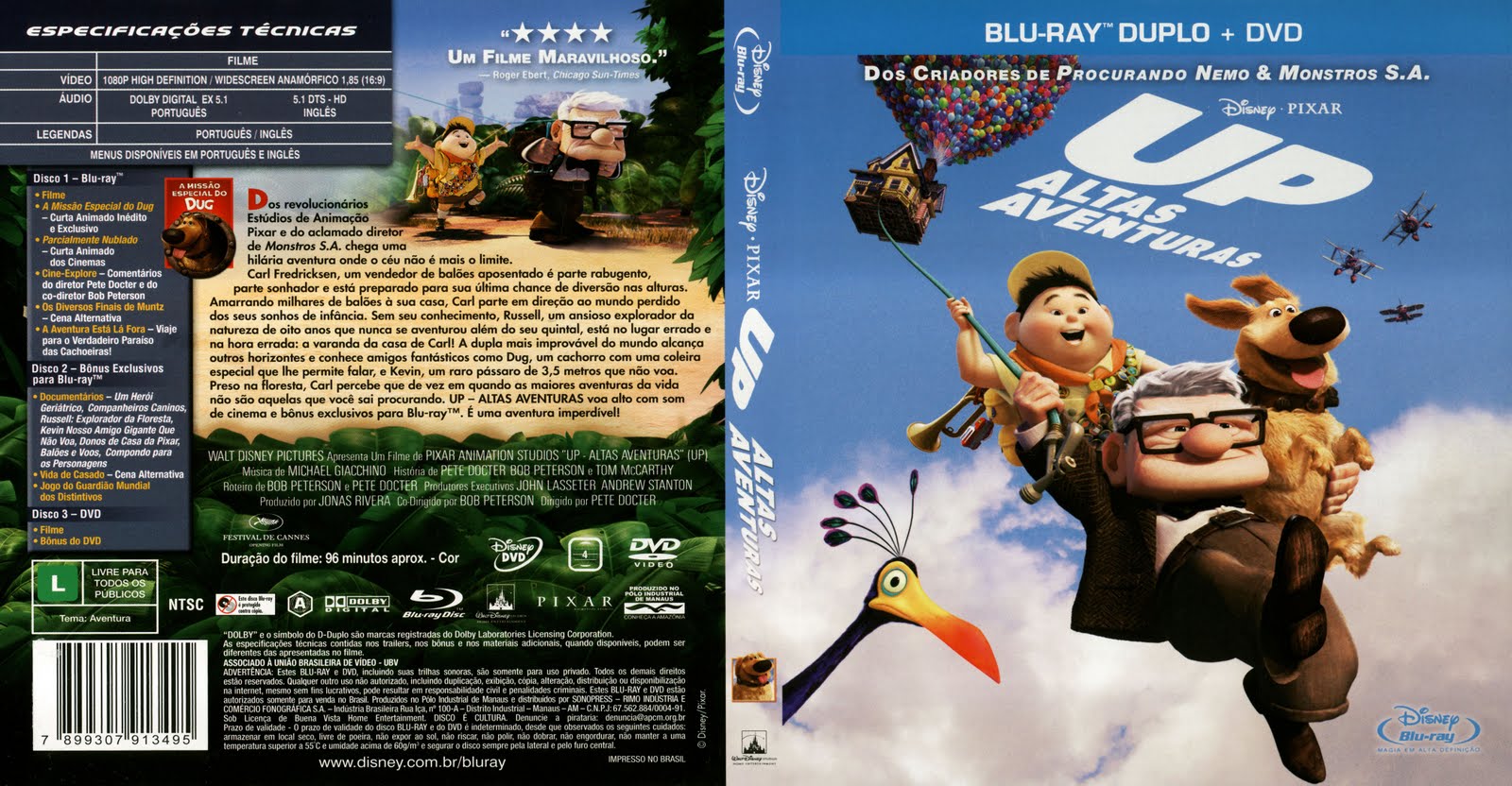Capas Filmes: Up - Altas Aventuras
