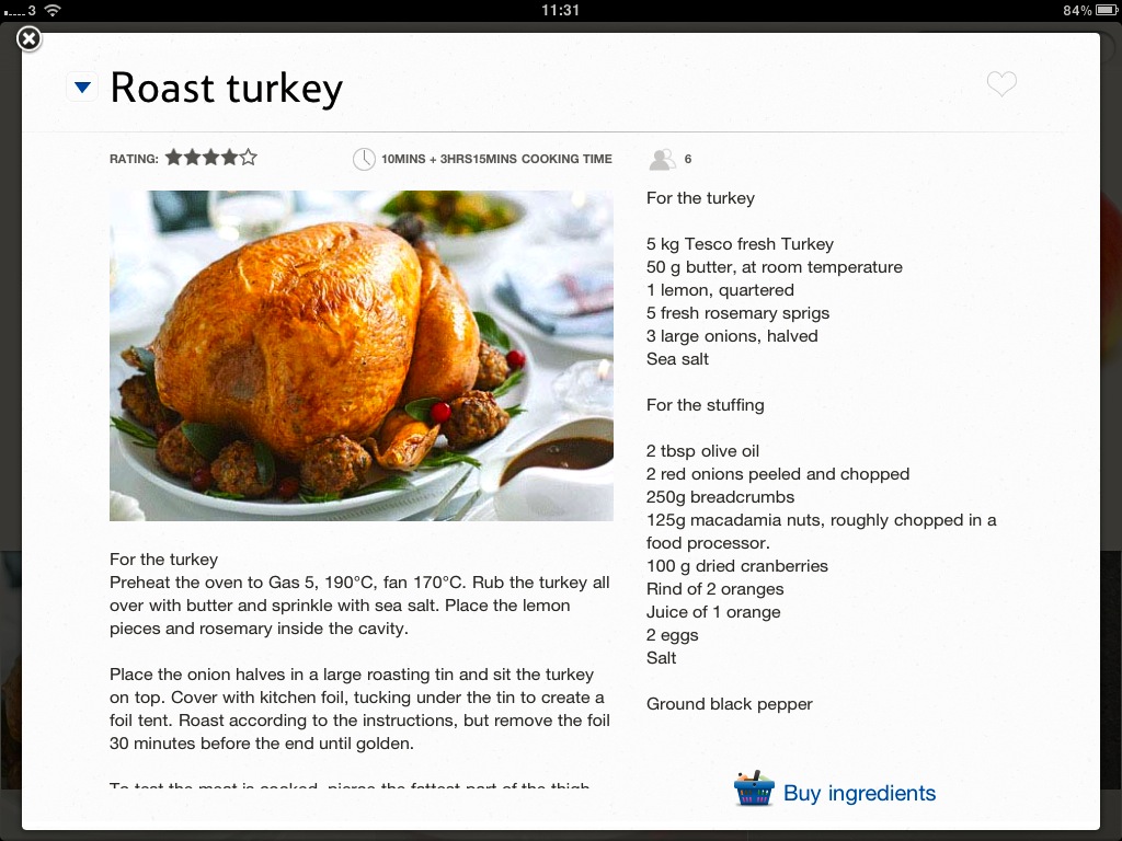 Nick Lansley's Technology for Blog Tesco Recipes App for