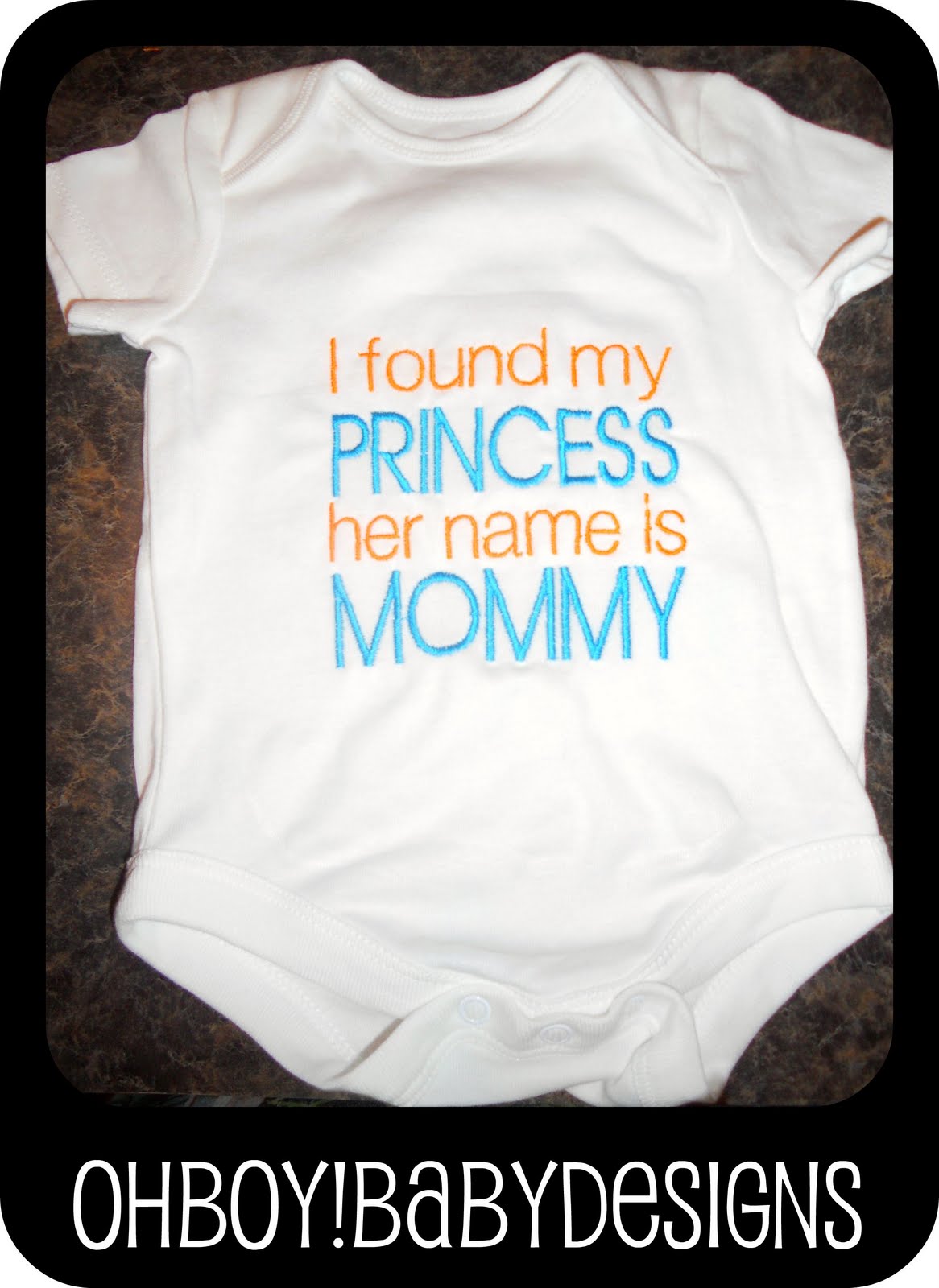 OH BOY! Baby Designs: Customized Onesies