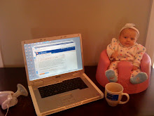 Vivian helping me start my blog!