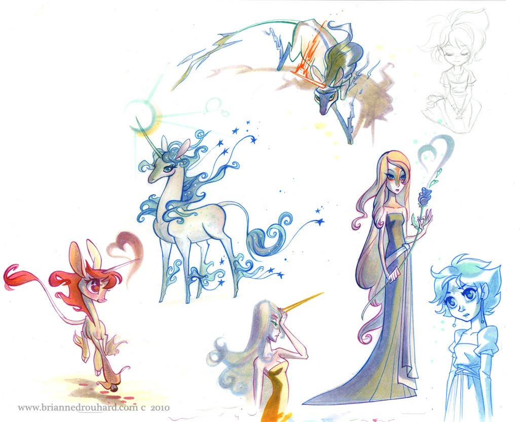 potato farm girl The Last Unicorn Art Show